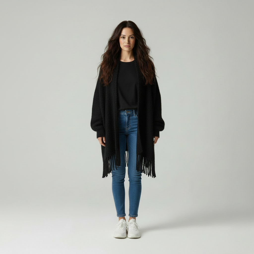 Luna | Dames Zachte Knit Wikkelvest