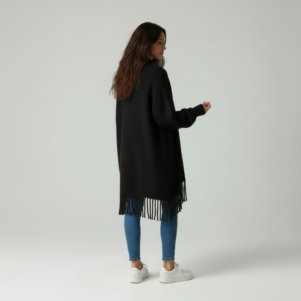 Luna | Dames Zachte Knit Wikkelvest