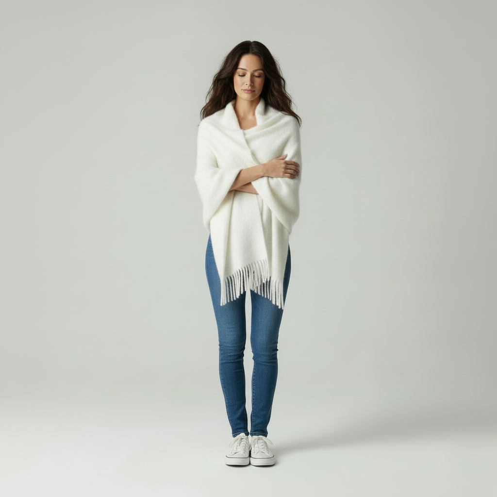 Luna | Dames Zachte Knit Wikkelvest