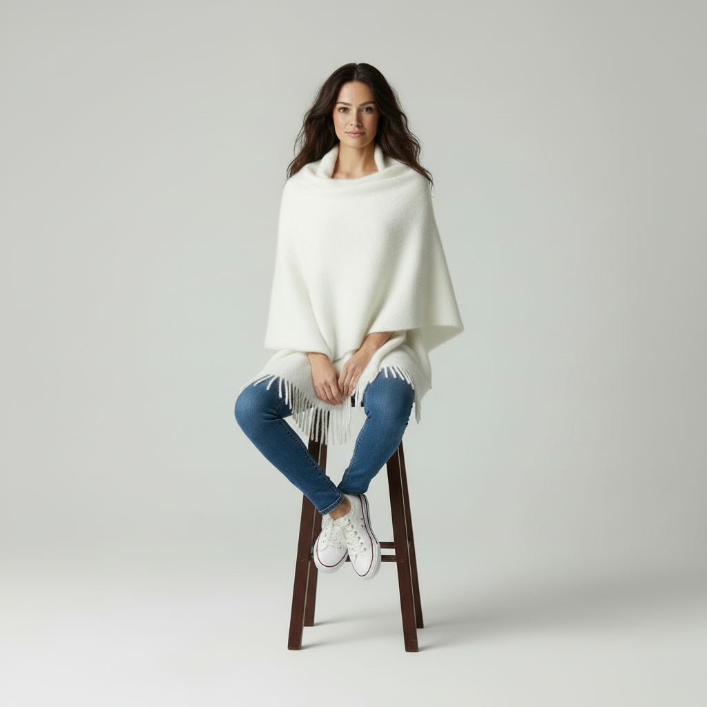 Luna | Dames Zachte Knit Wikkelvest