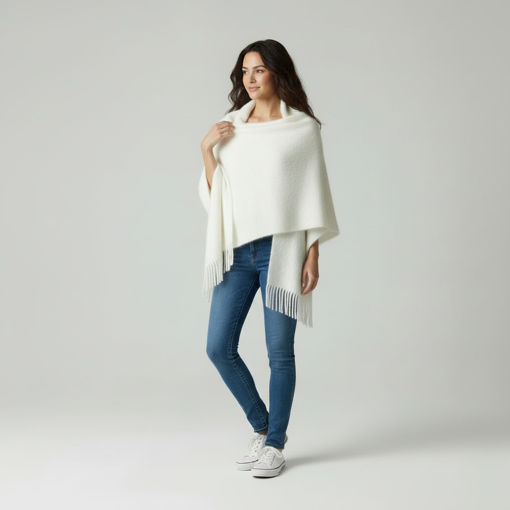 Luna | Dames Zachte Knit Wikkelvest