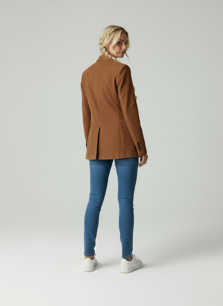 Vintage Chic | Oversized Suede Blazer