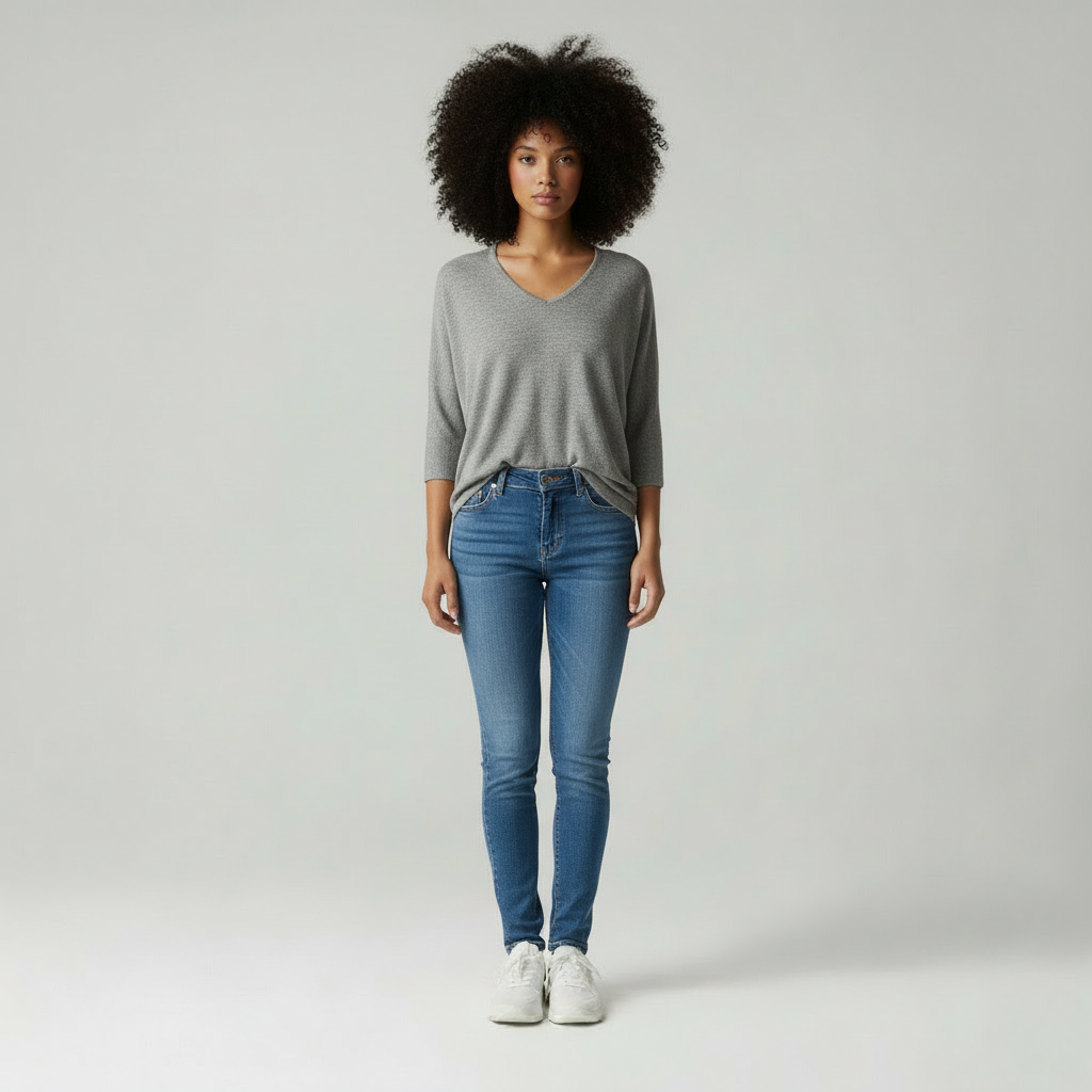 Zomerse V-Hals | Dames Ademend Gebreid Topje