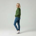 Verde | Moderne Vrouw Gebreide Trui met Boothals