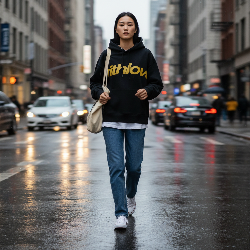 Urban Vibe | Unisex Grafische Statement Hoodie